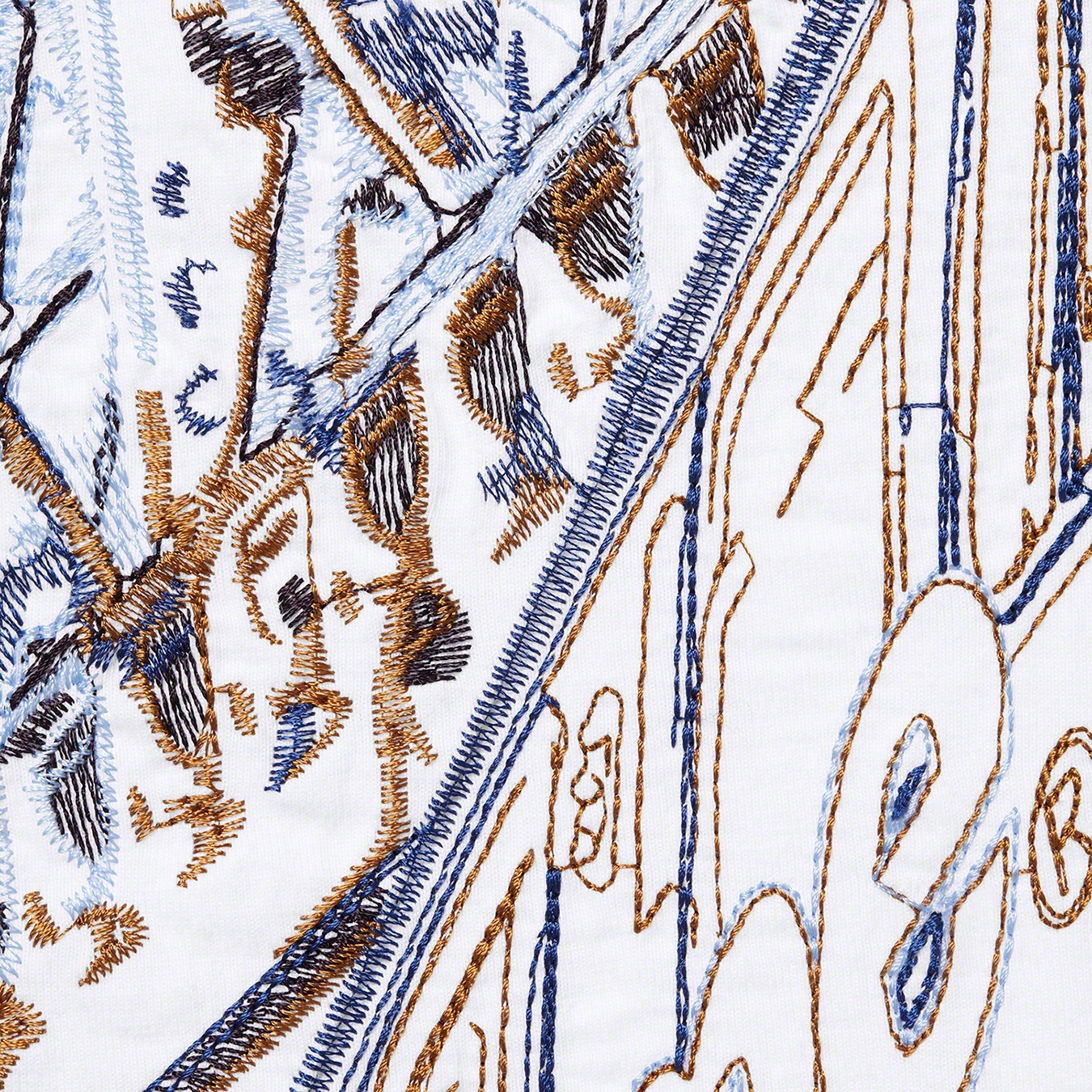 Bridge Embroidered S/S Top view 6